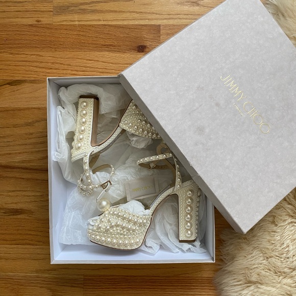 Jimmy Choo Sacaria Platform 120mm - New With Box - Picture 3 of 17